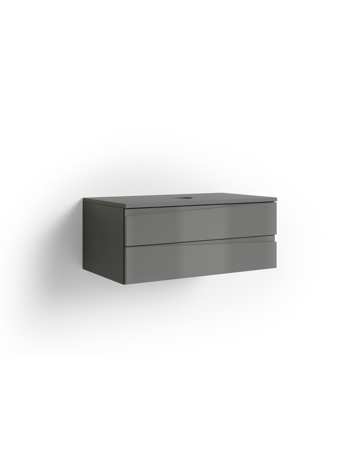 byLiving Waschtisch Shape in Grau - (B) 80 x (H) 33 x (T) 47 cm günstig kaufen onesize