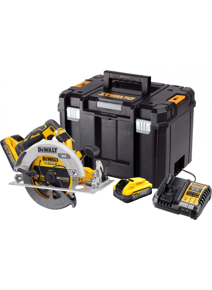 Serra circular DeWalt DCS573H2T-QW XR FlexVolt Advantage 190 mm 18V 5.0Ah Powerstack