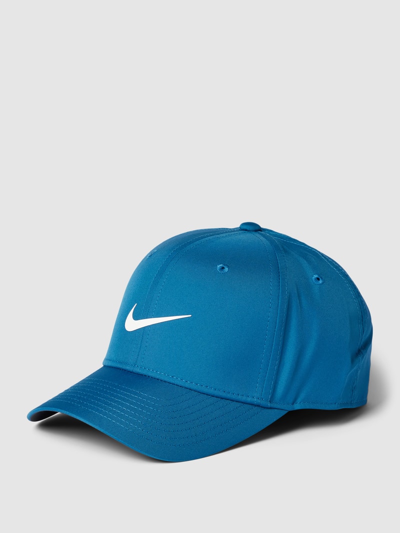 Basecap mit Label-Print in bleu