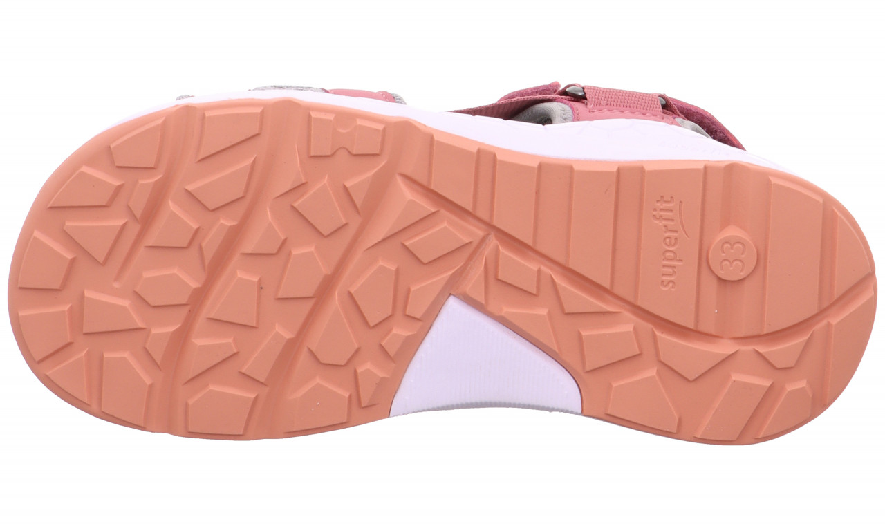 CRISS CROSS - Pink/Orange Sandale mit Klettverschluss