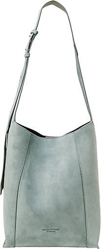 Marc O'Polo Hobo Bag aus softem Velours-Rindsleder