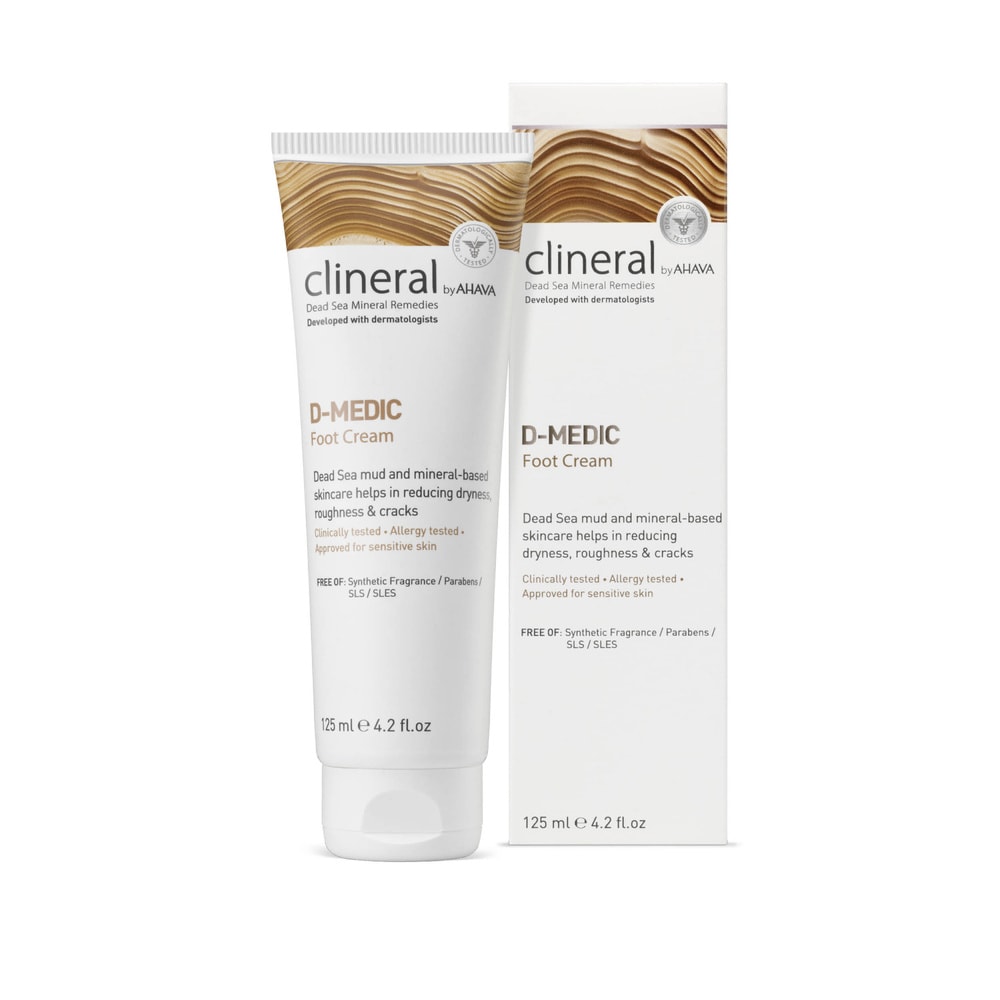 AHAVA Clineral D-MEDIC Foot Cream 125ml Crème pour les pieds