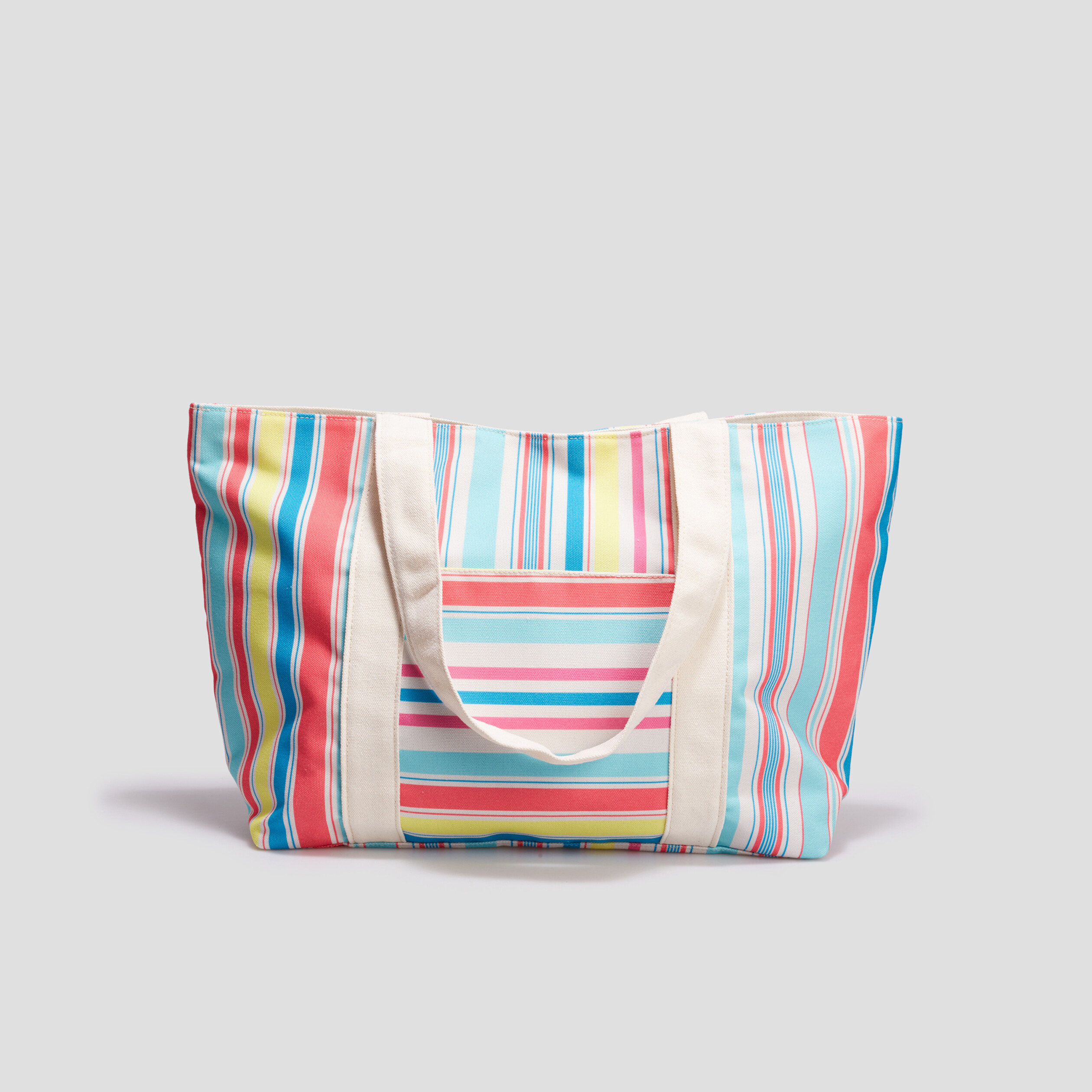 Sac cabas rectangulaire multicolore femme | La Halle