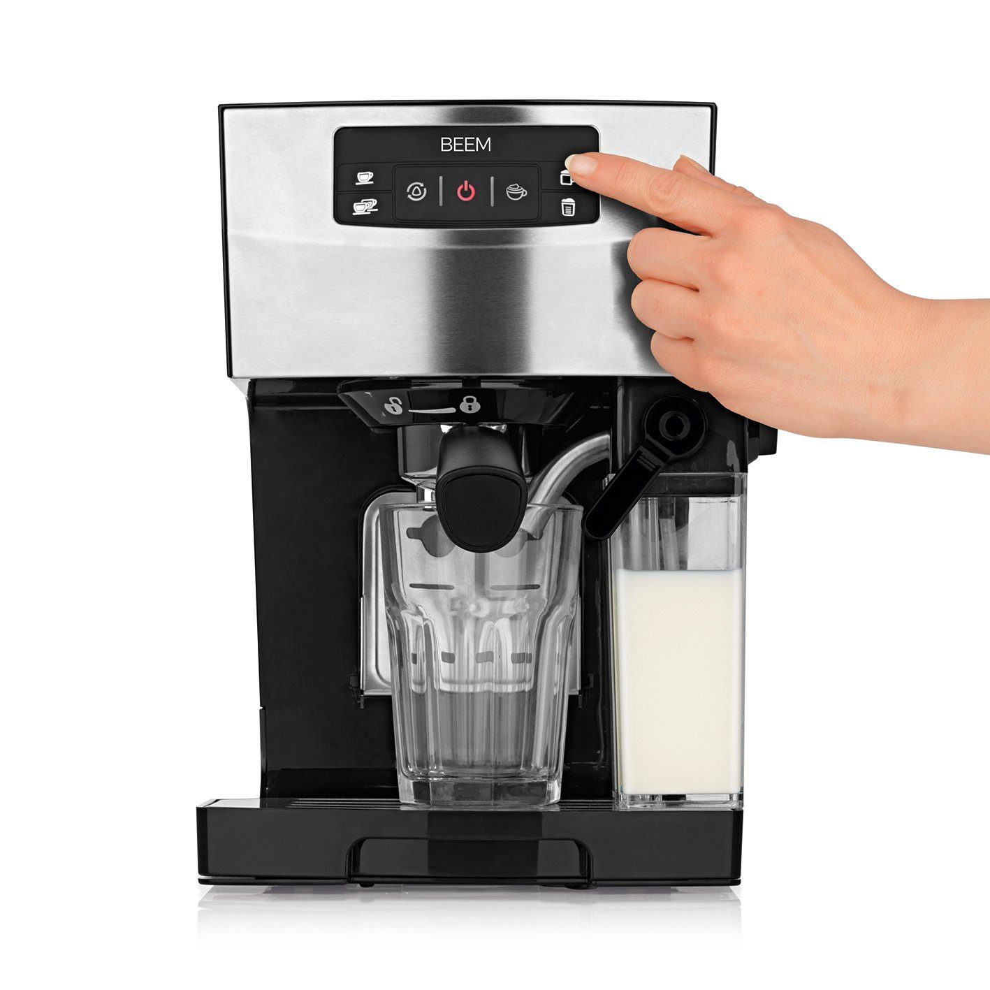 BEEM Siebträgermaschine ESPRESSO-CLASSICO Siebträgermaschine 15 bar, Tassenwärmer