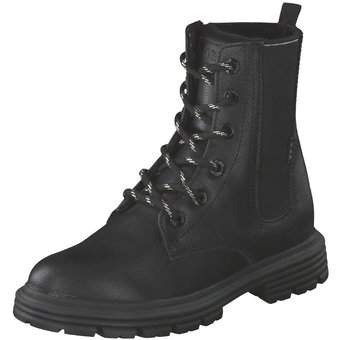 s.Oliver Schnür Boots in schwarz
