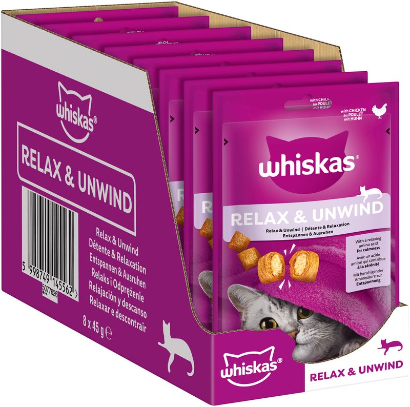 Whiskas Snacks Relax & Unwind zu TOP-Preisen