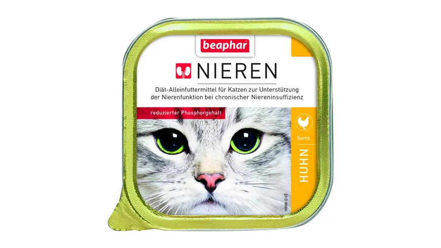 beaphar Katzennassfutter Nierendiät +Huhn 100g 100 g