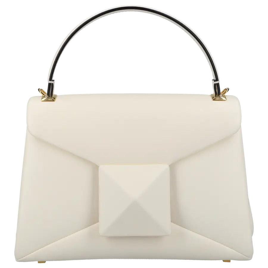 Valentino Garavani - Handtasche ONE STUD Napalammleder - weiß