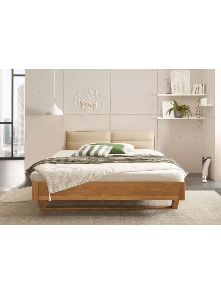 Vaja Massivholz Doppelbett TJARK  ca.180x200 cm in Eiche geölt günstig kaufen 180 x 200 cm
