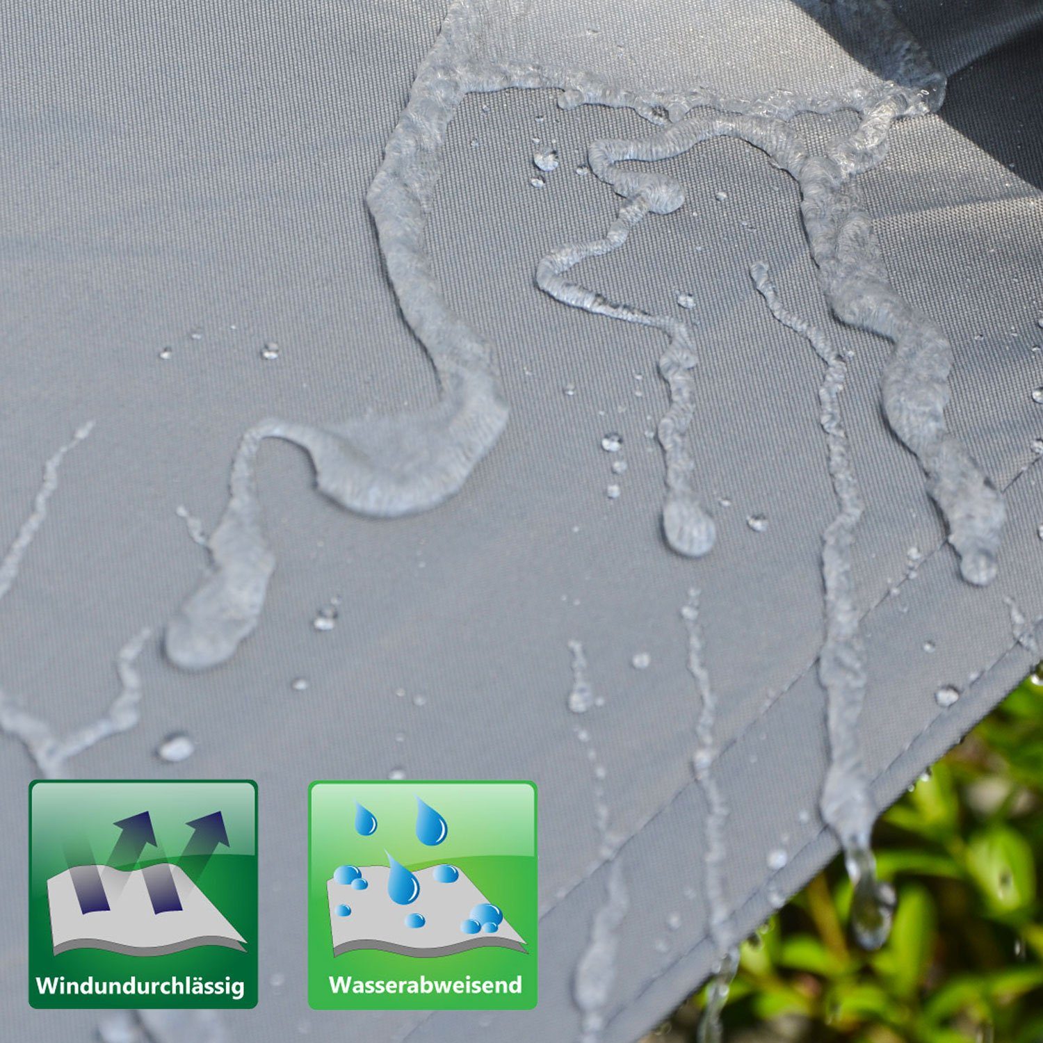 AMANKA Sonnensegel 8x8x8 Sonnensegel Polyester Dreieckig Wasserdicht, Dreieck Terrasse Garten