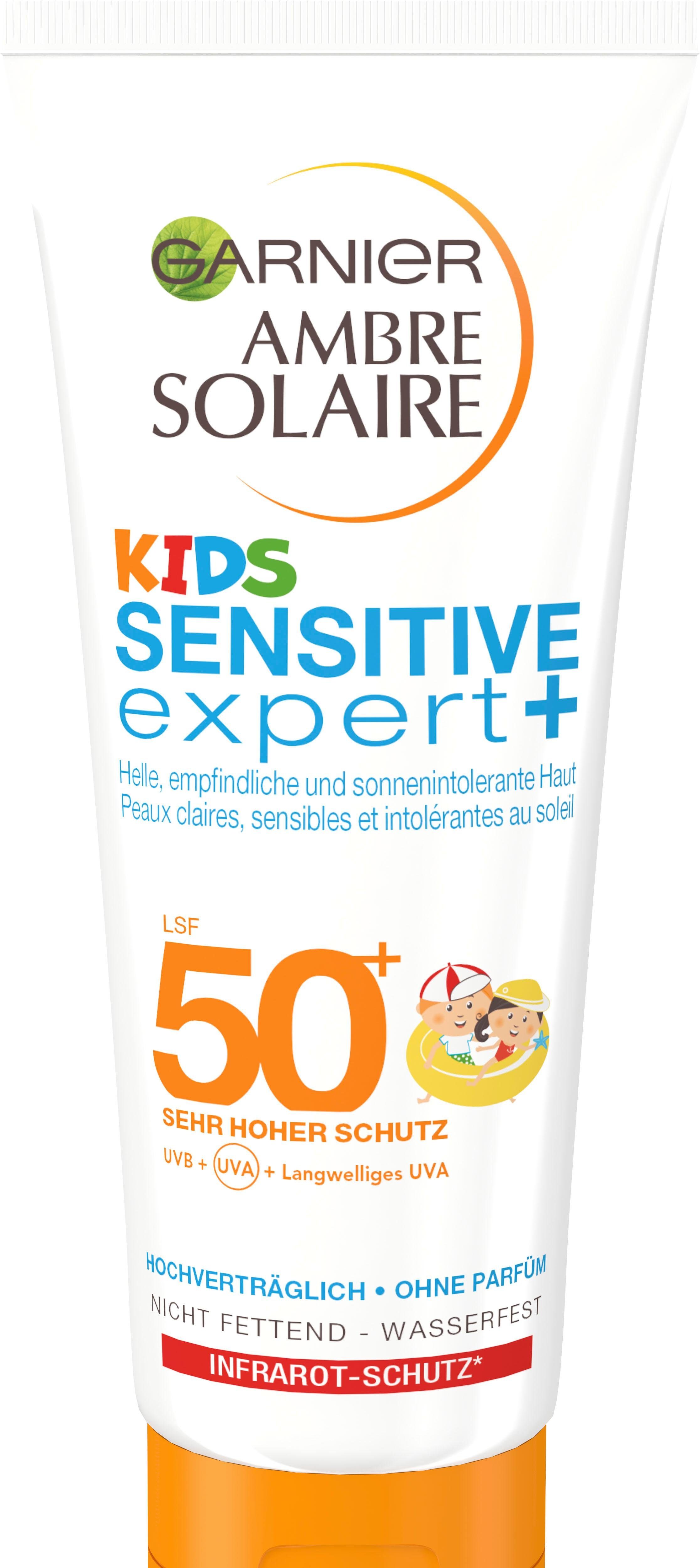 GARNIER Sonnenschutzcreme Ambre Solaire Kids Sensitive Expert LSF 50+