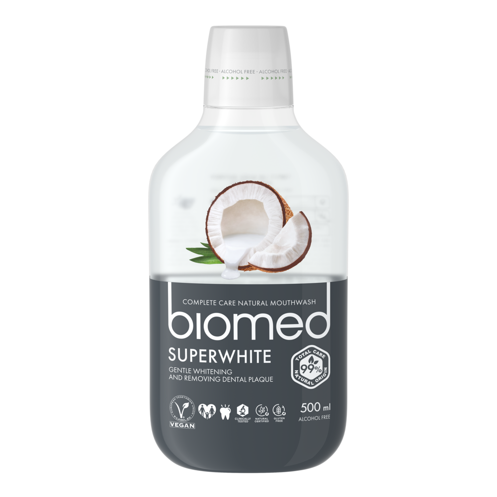 Biomed Mundspülung Superwhite 500 ml