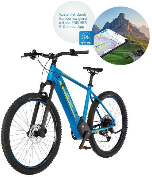 FISCHER Fahrrad E-Bike MONTIS 6.0i 504, 12 Gang, Kettenschaltung, Mittelmotor, 504 Wh Akku