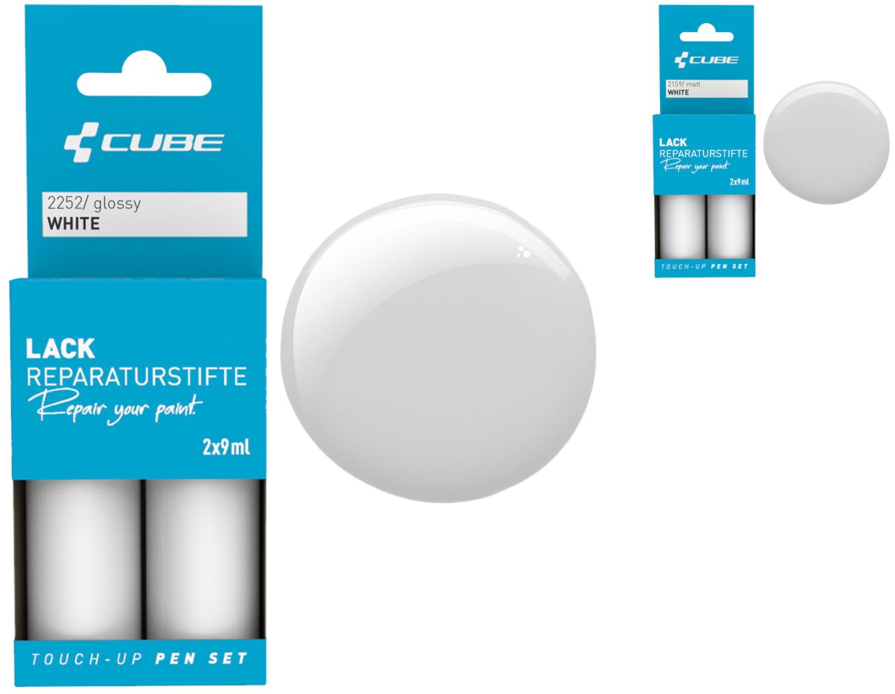 Cube Lackreparaturstift Set WHITE kaufen | Bike-Discount