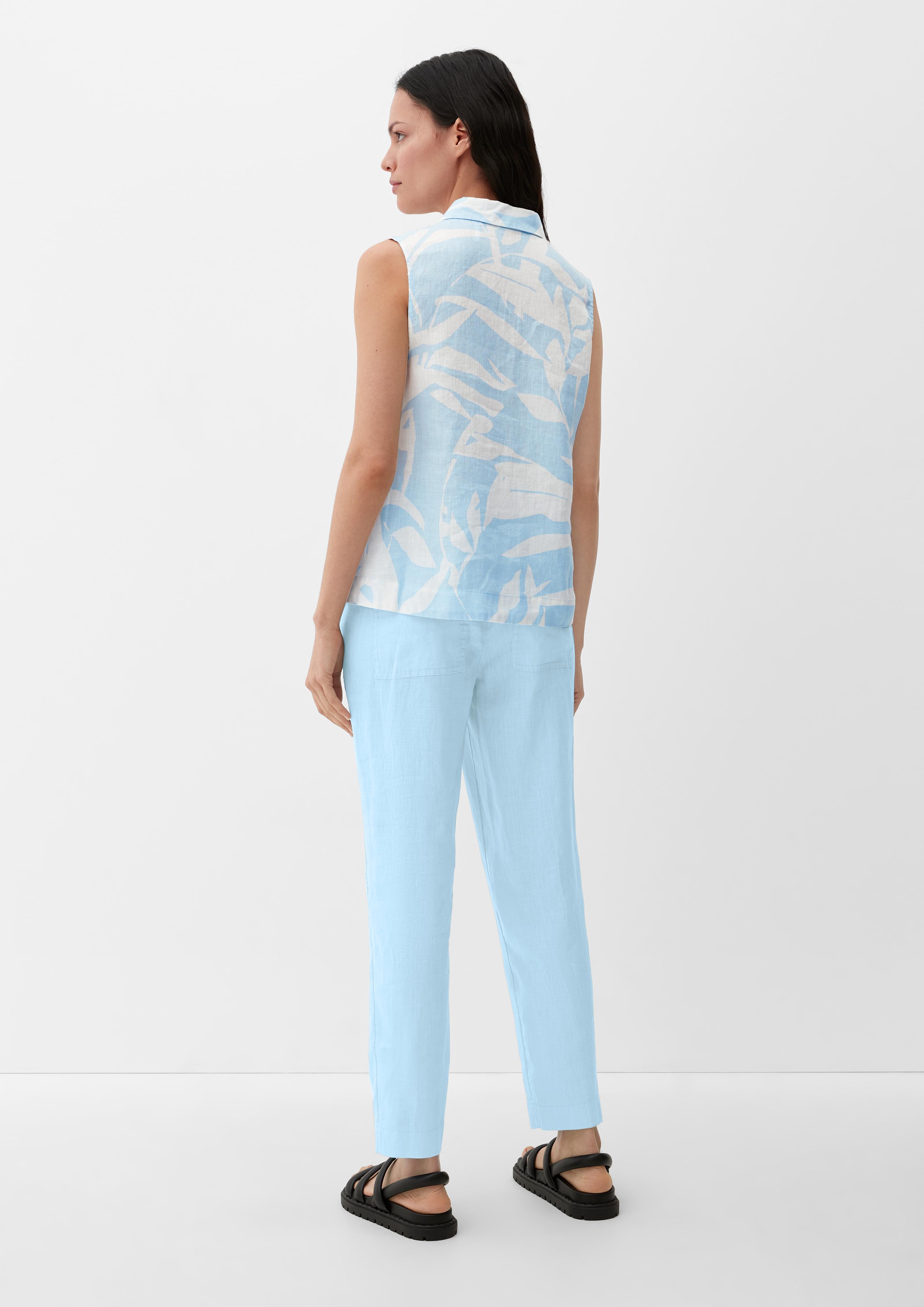 Ärmellose Leinenbluse  2131840-50A3