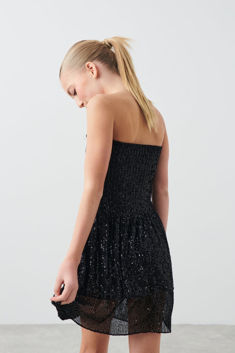Y sequin dress