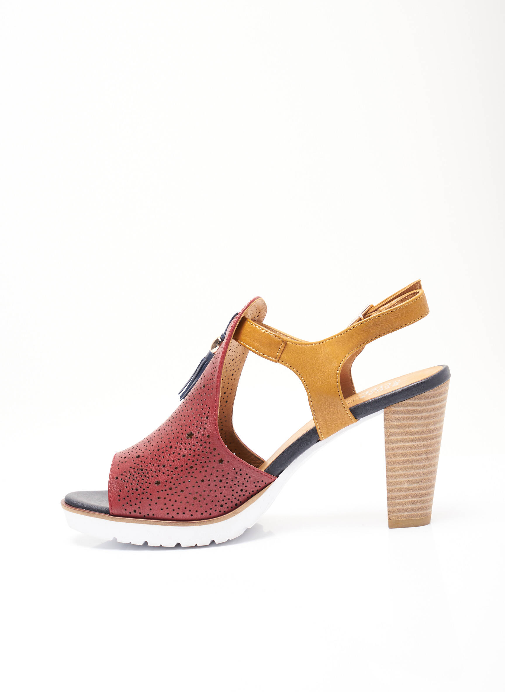 Regarde Le Ciel Sandales Nu Pieds Femme couleur rouge