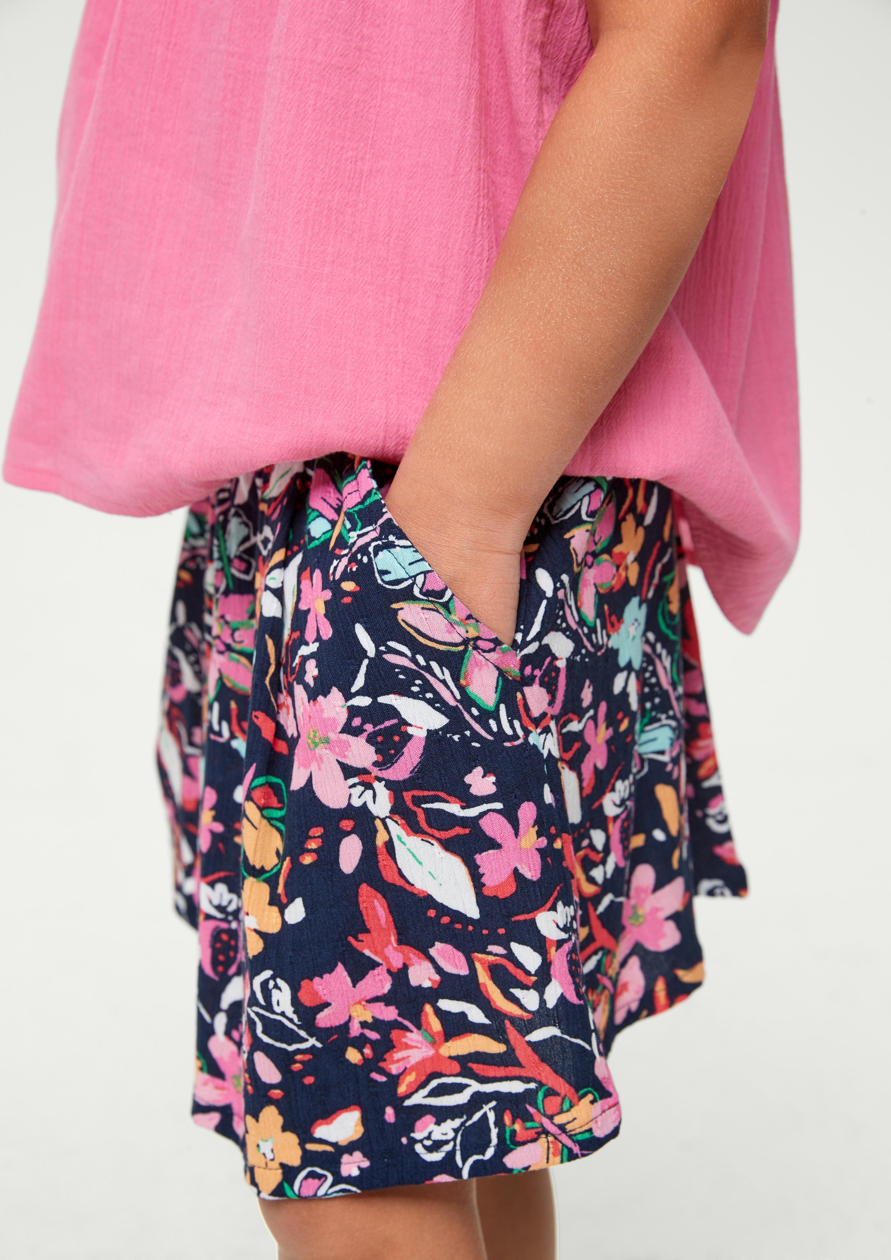 Relaxed: Hose aus Viskose-Crêpes  2136832-59A0