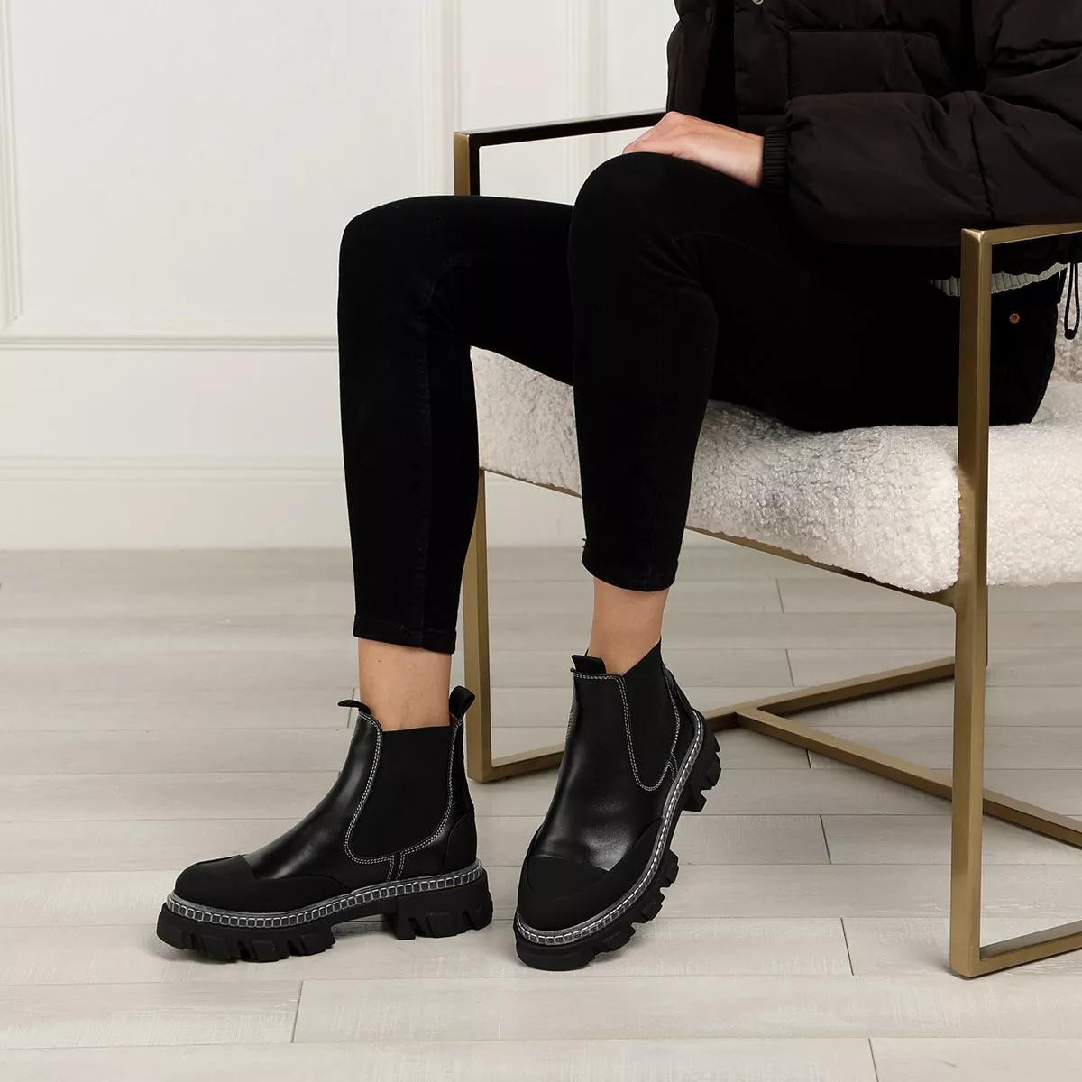 GANNI Stiefeletten schwarz Chelsea Boot