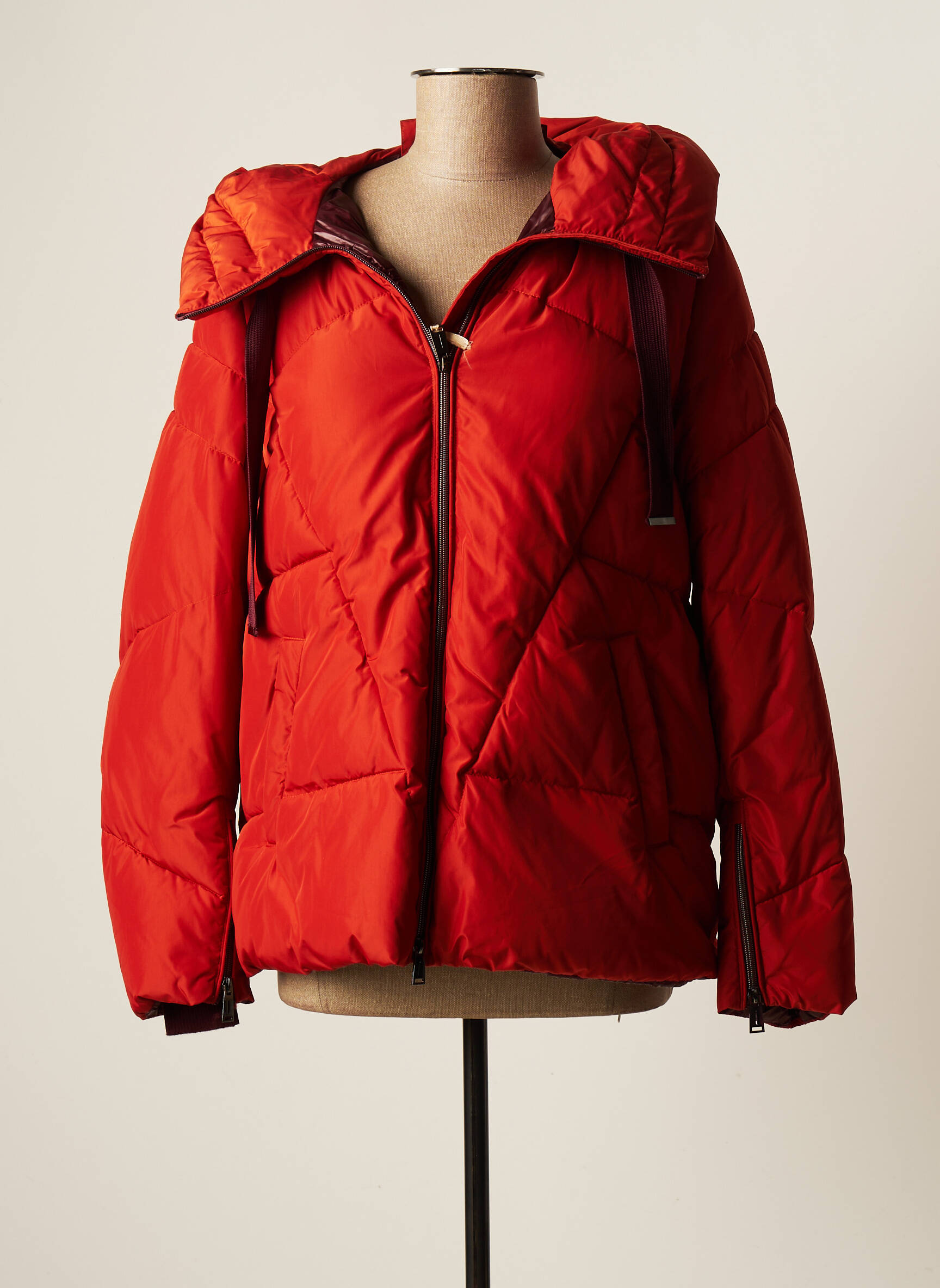 Pregio Couture Doudounes Femme couleur orange