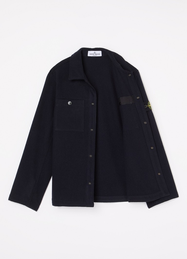 Οβερμπλόκ από μείγμα μαλλιού Stone Island 10504
