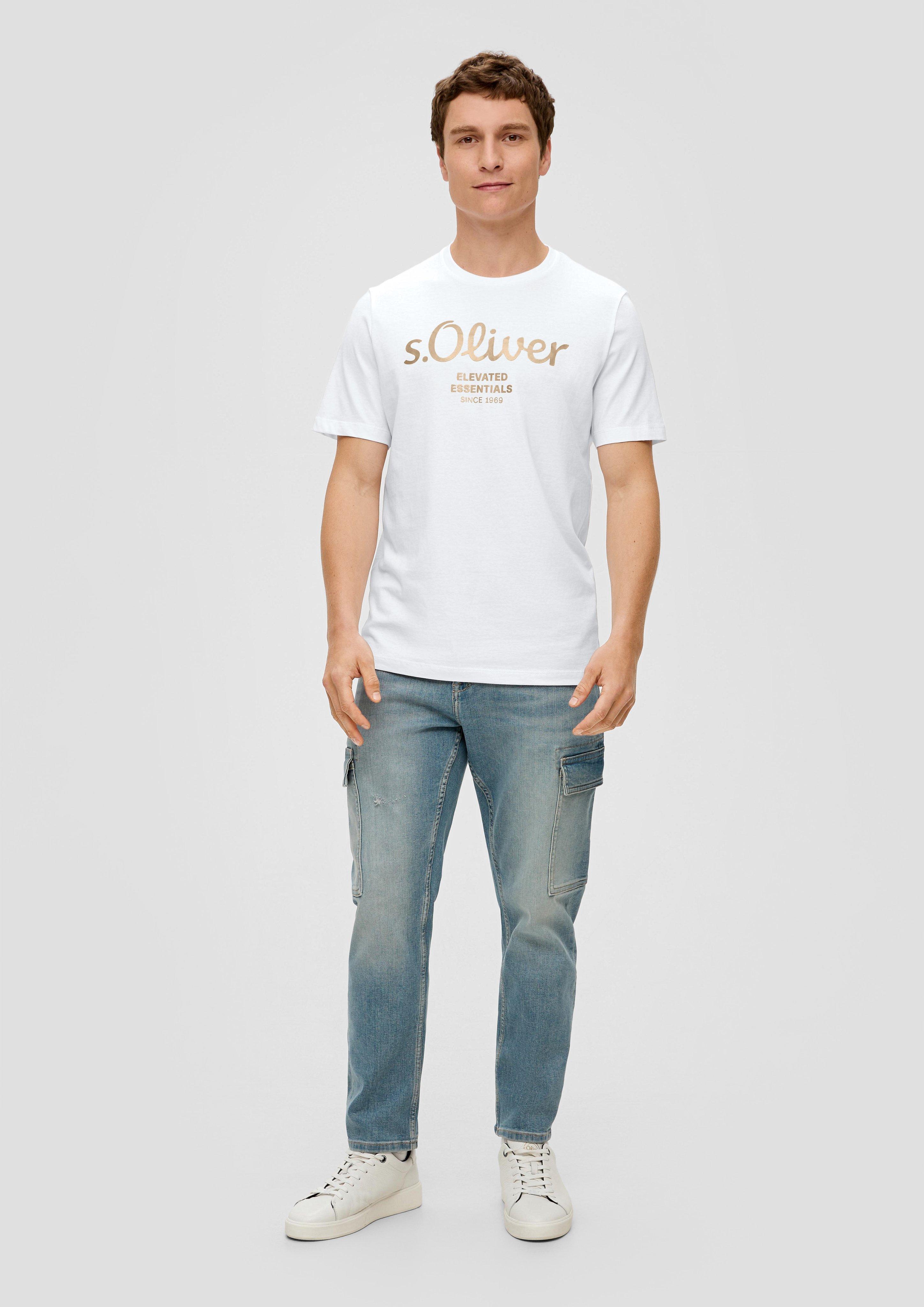 T-Shirt mit Frontprint  2141458-01D2