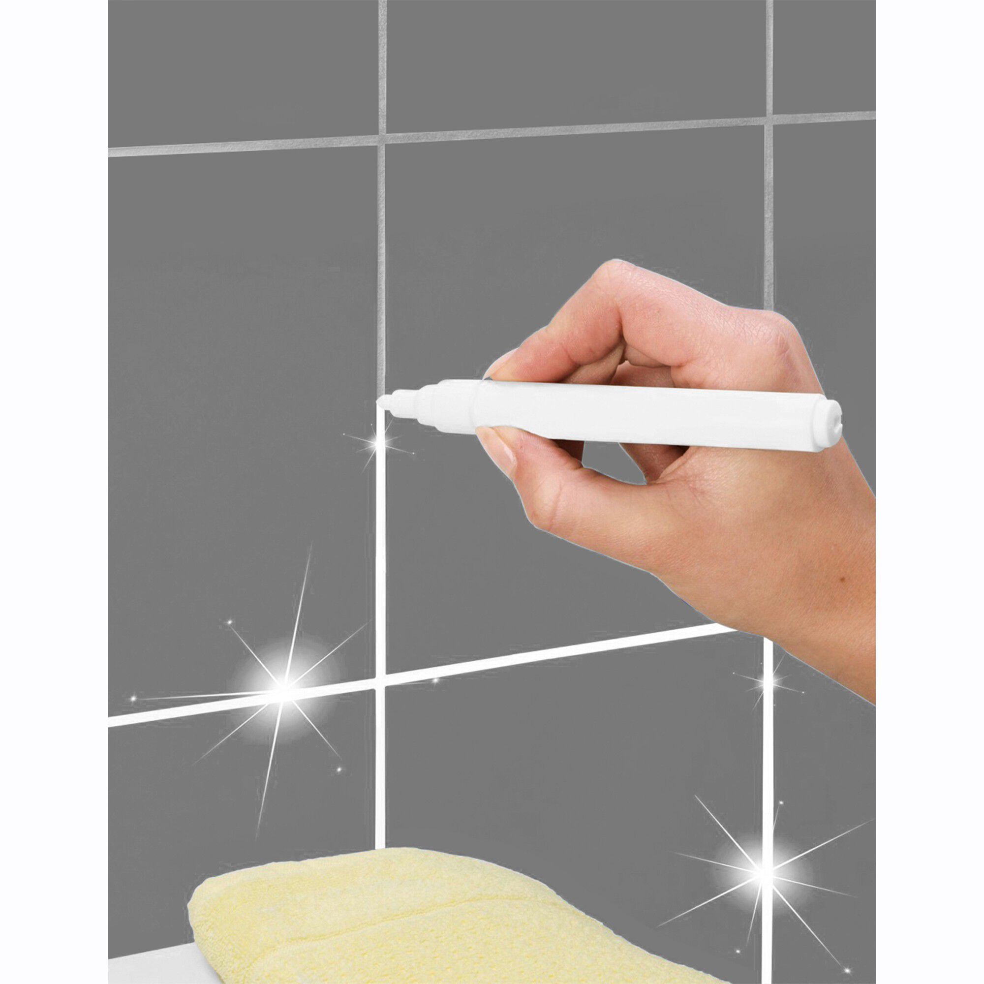 Feutre blanchissant joints de carrelage