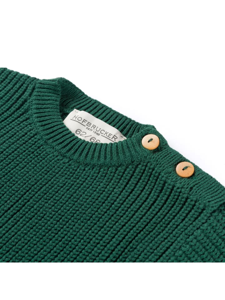 Hofbrucker Strickpullover in Waldgrün günstig kaufen