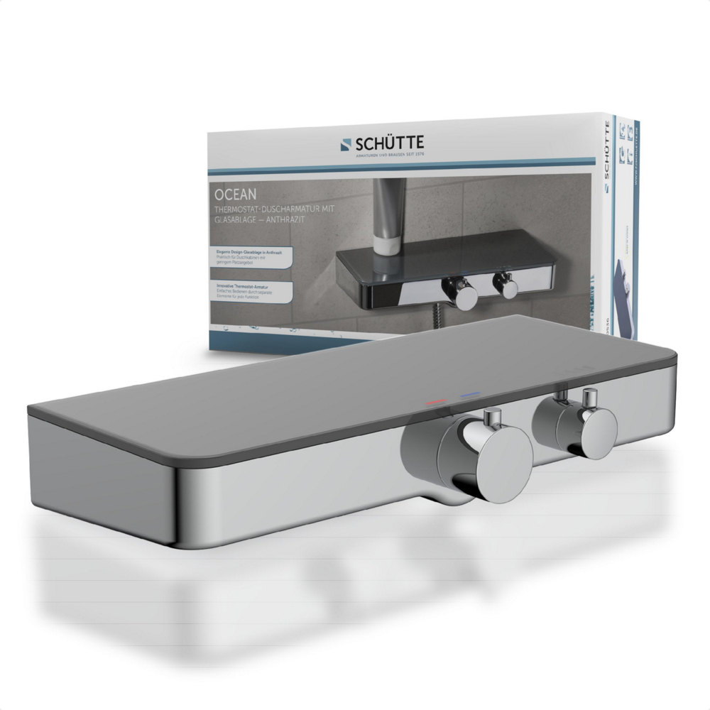 Schütte Thermostat Duscharmatur OCEAN Chrom/Anthrazit