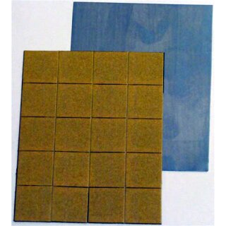 Magnet Bases 20x20mm 5x4 inkl. Ferro - Folie