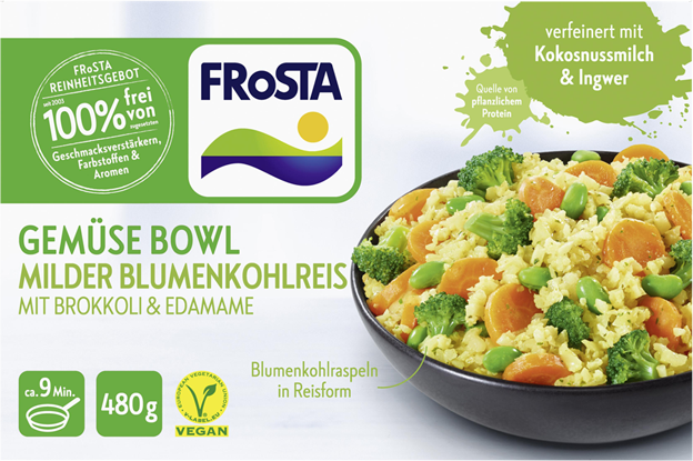Frosta Gemüse Bowl Milder Blumenkohlreis