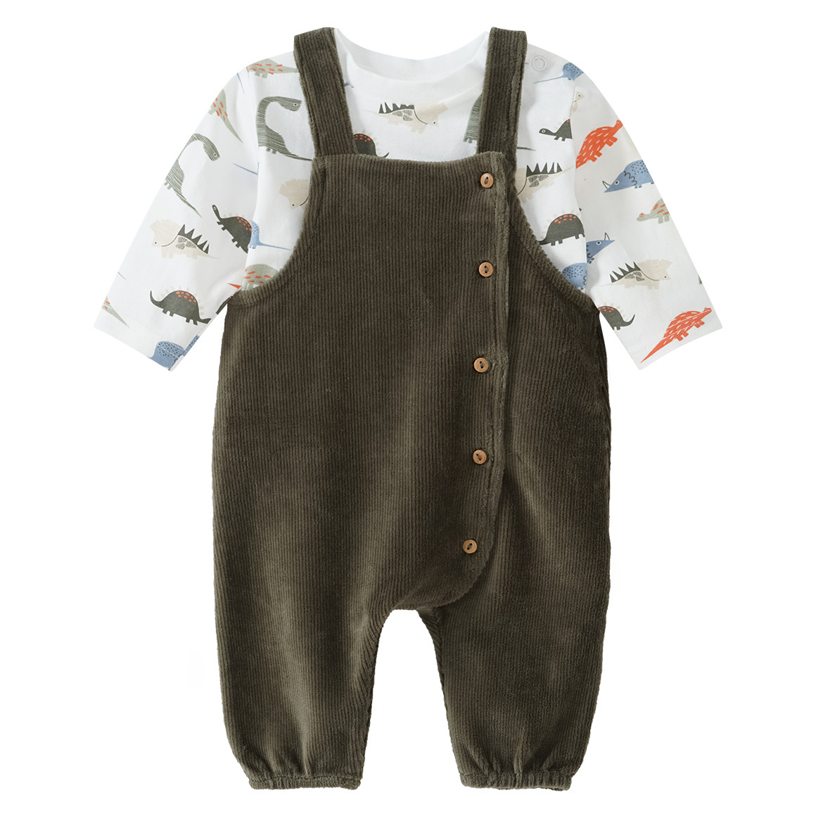 Newborn Langarmshirt und Latzhose im Set