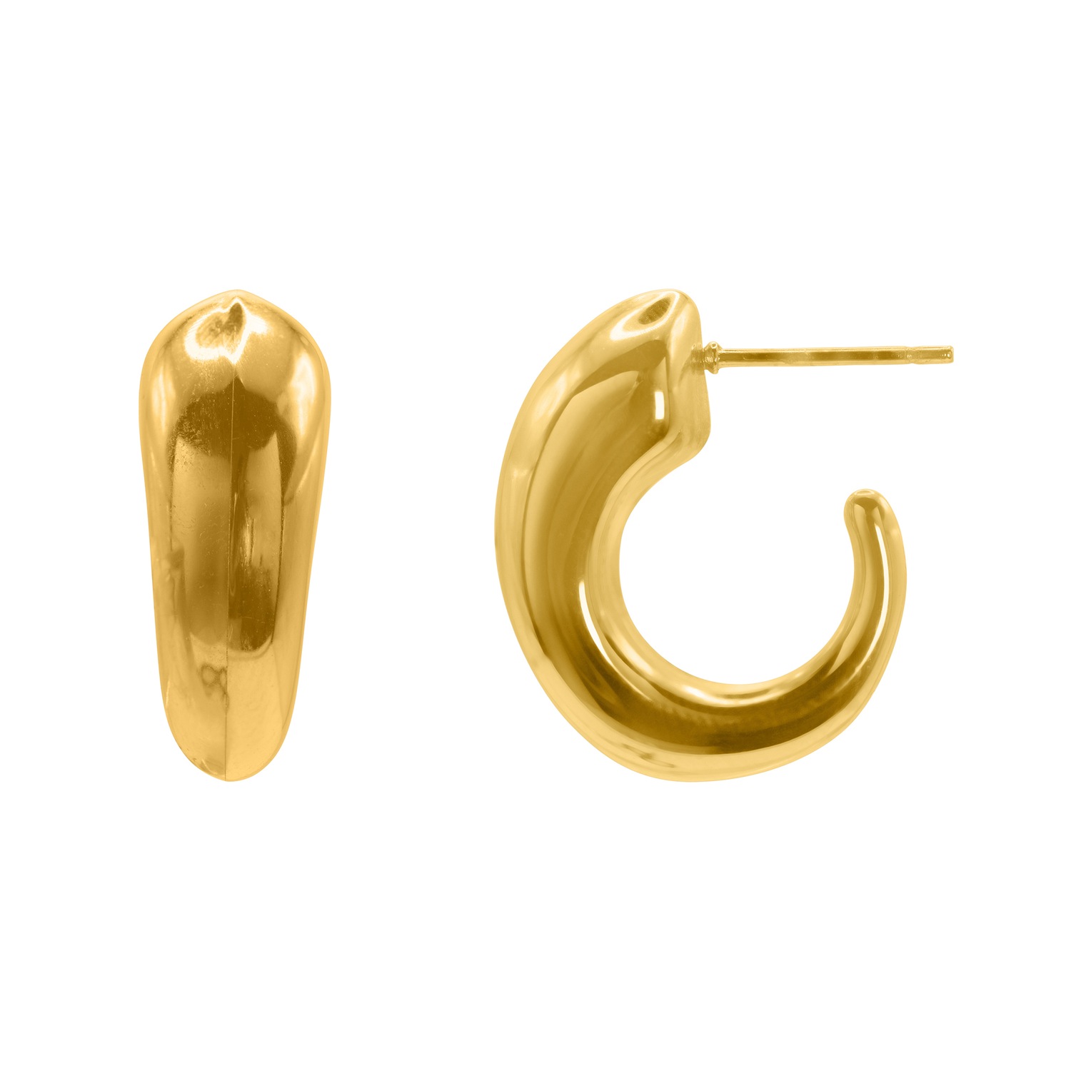 Boucles d'oreilles dorées Heideman Sempr