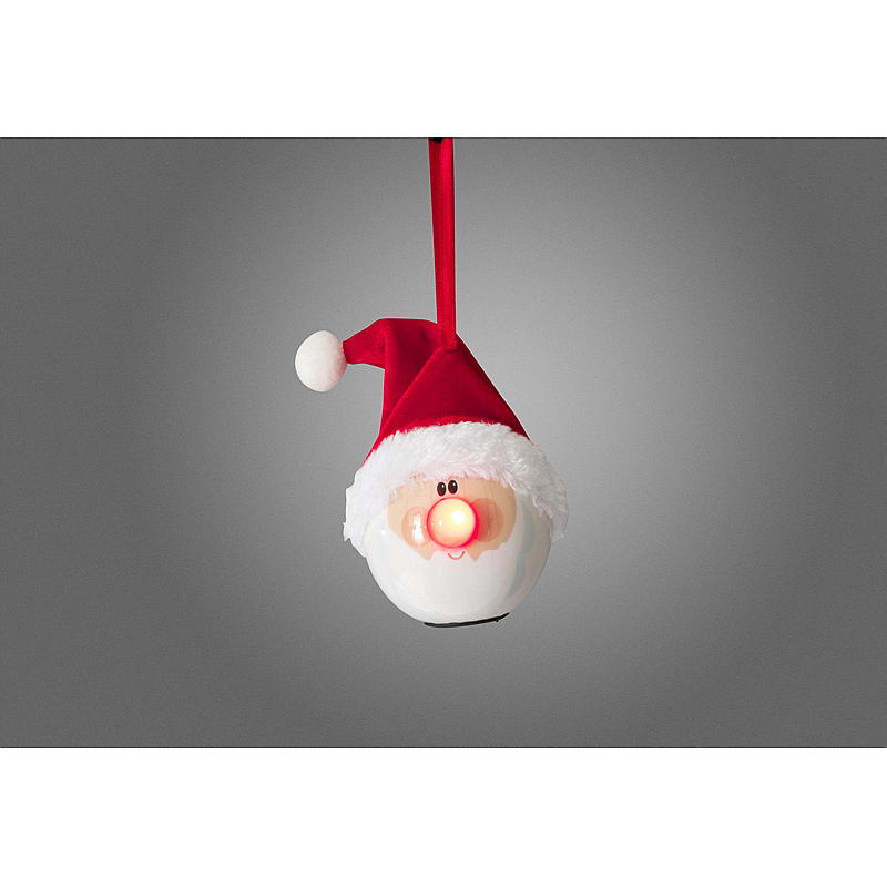 Light IT Julekule med lys Høyde 8 cm, batteridrevet