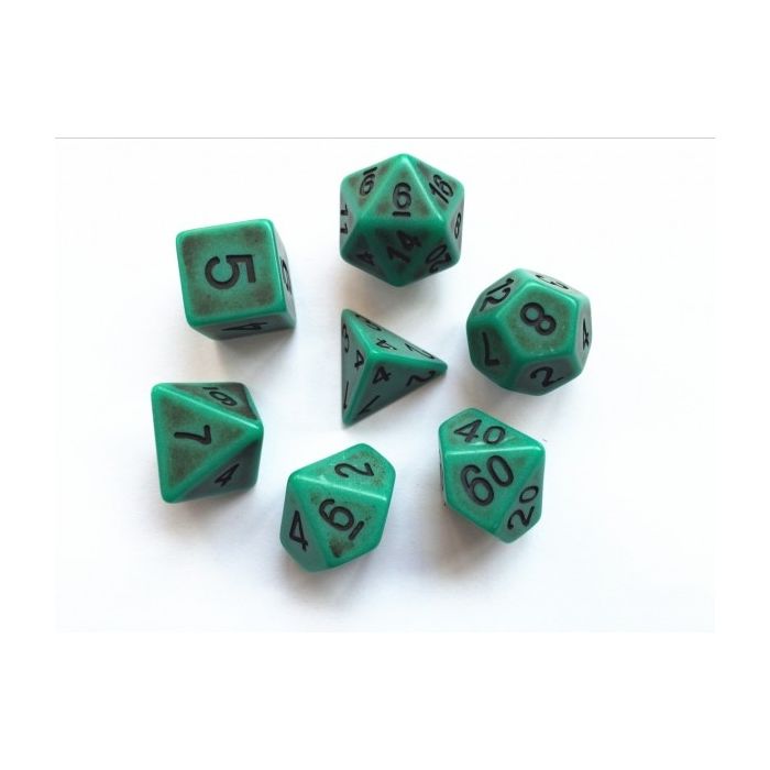 Set Antik-Würfel grün