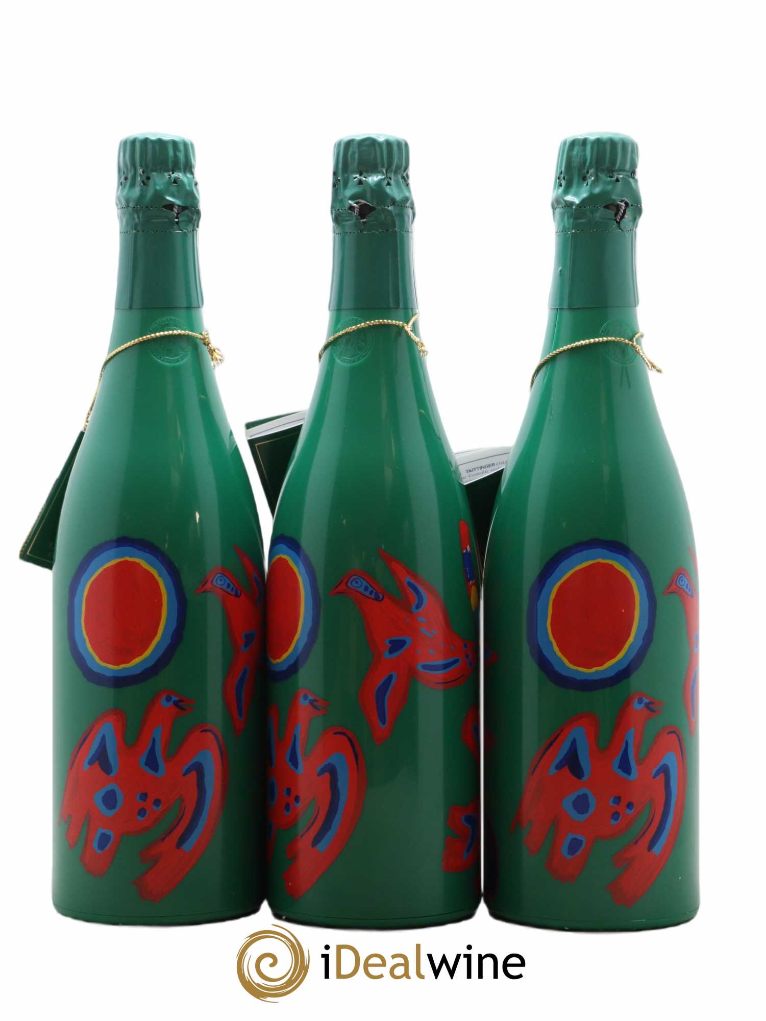 1990 -Collection Cornelis van Beverloo (Corneille) Taittinger  1990 - Lot de 3 Bouteilles