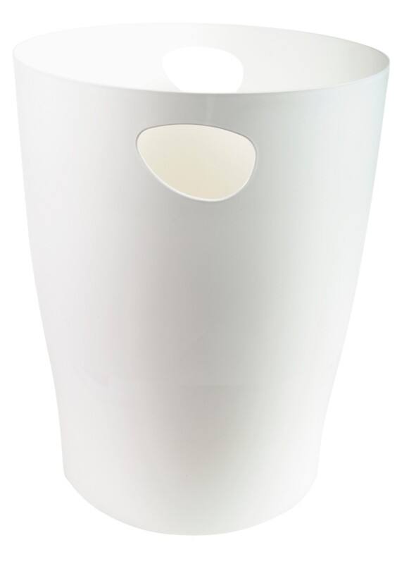 Exacompta Papierkorb Ecobin Weiß 15L 26,3 x 26,3 x 33,5 cm 8 Stück