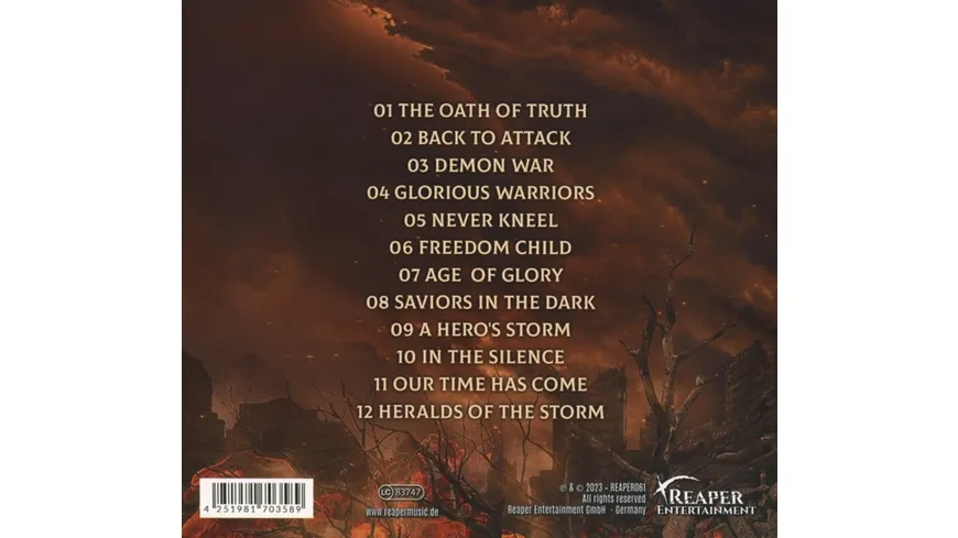 Back To Attack Digipak
