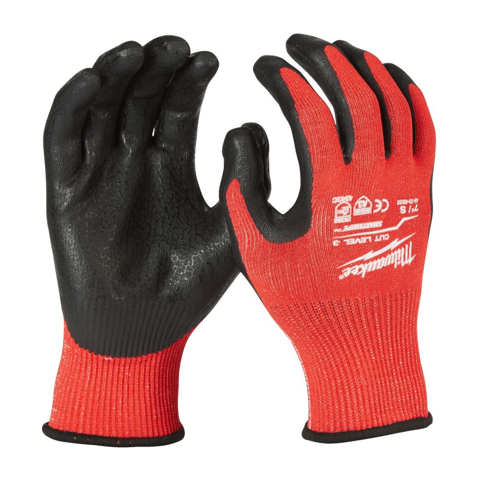 Accessoires Milwaukee 4932479715 Gants de travail trempés, classe de protection contre les coupures 3/C - 7/S - 1 paire