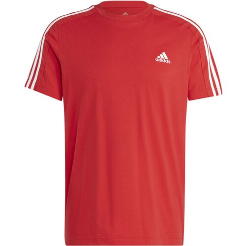 HERREN SHIRT ESSENTIALS SINGLE JERSEY 3-STREIFEN