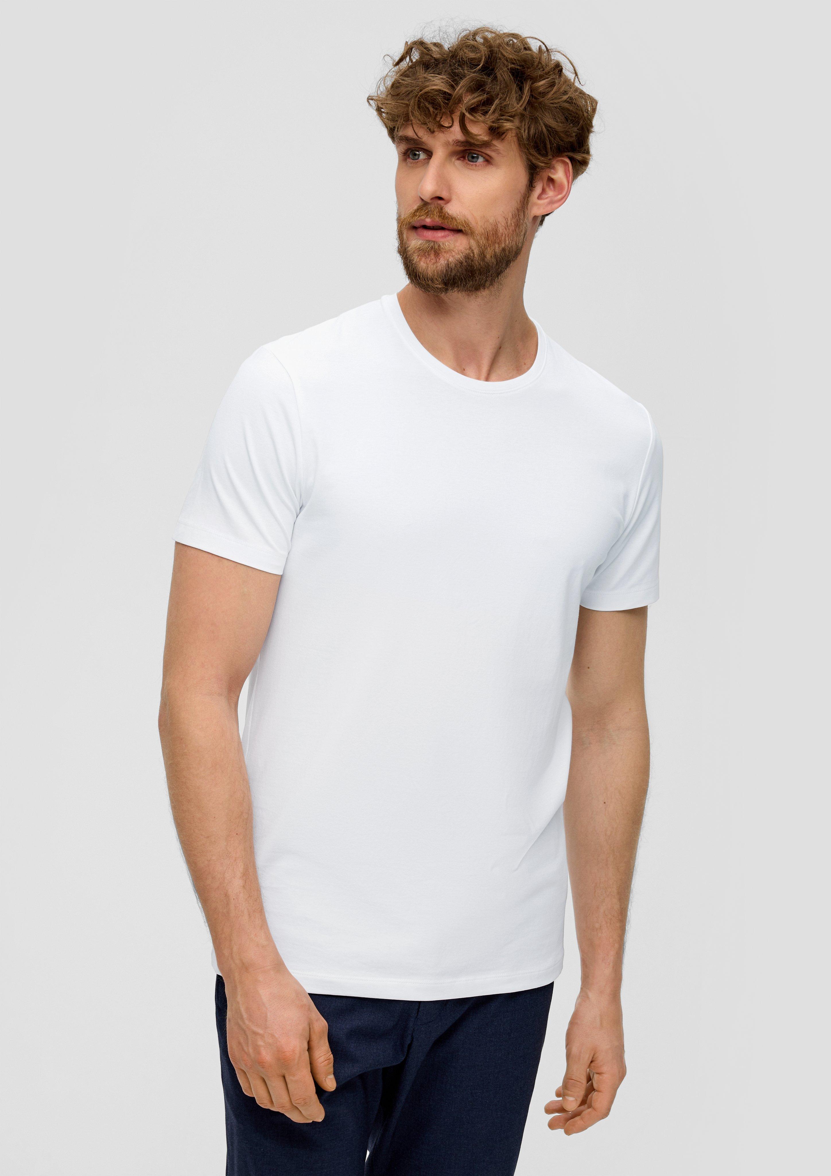T-Shirt aus Baumwollstretch  2151670-0100