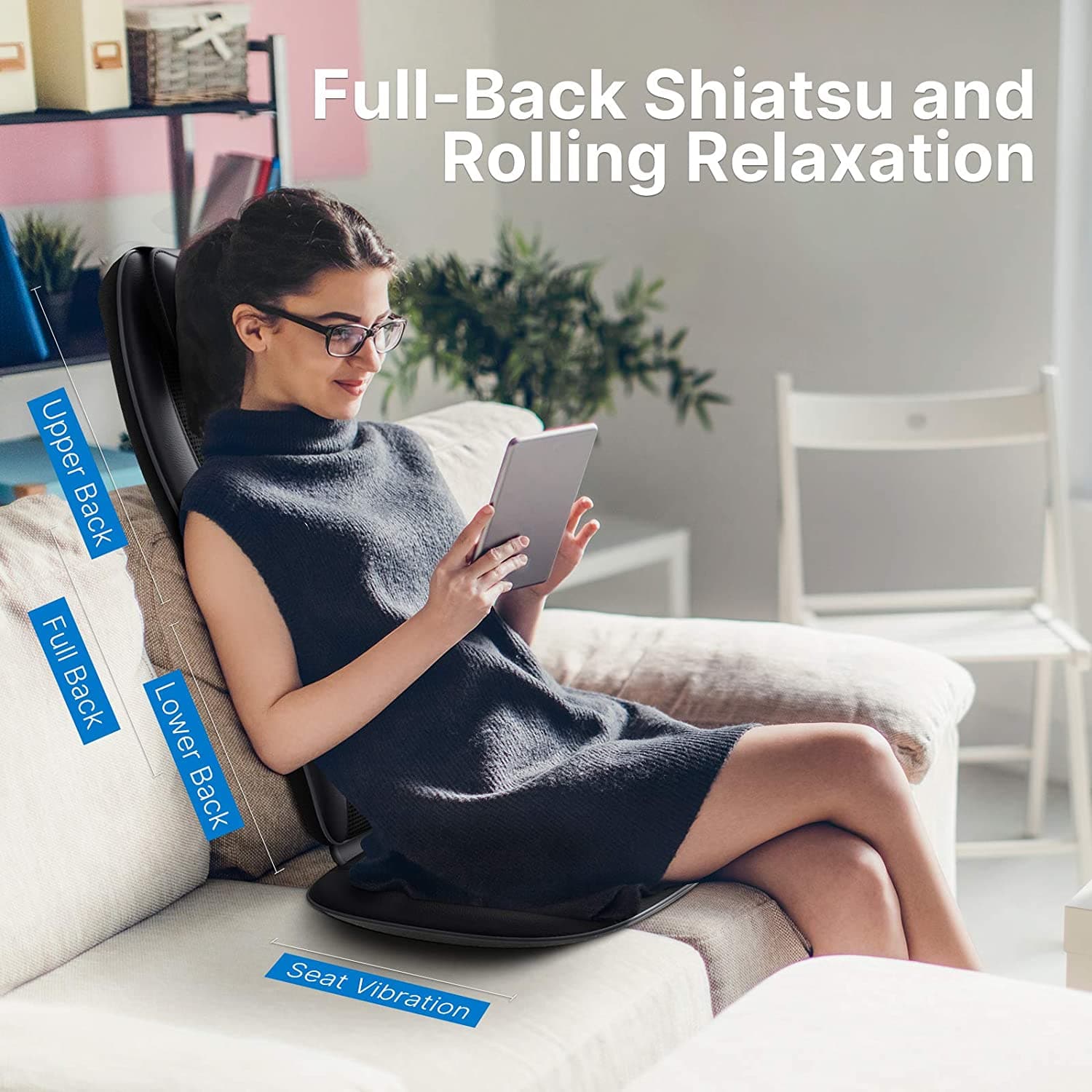 Rückenmassagegerät S-Form Shiatsu-Massageauflage