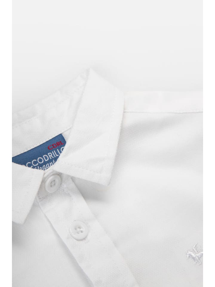 Coccodrillo Langärmeliges Hemd in weiß günstig kaufen
