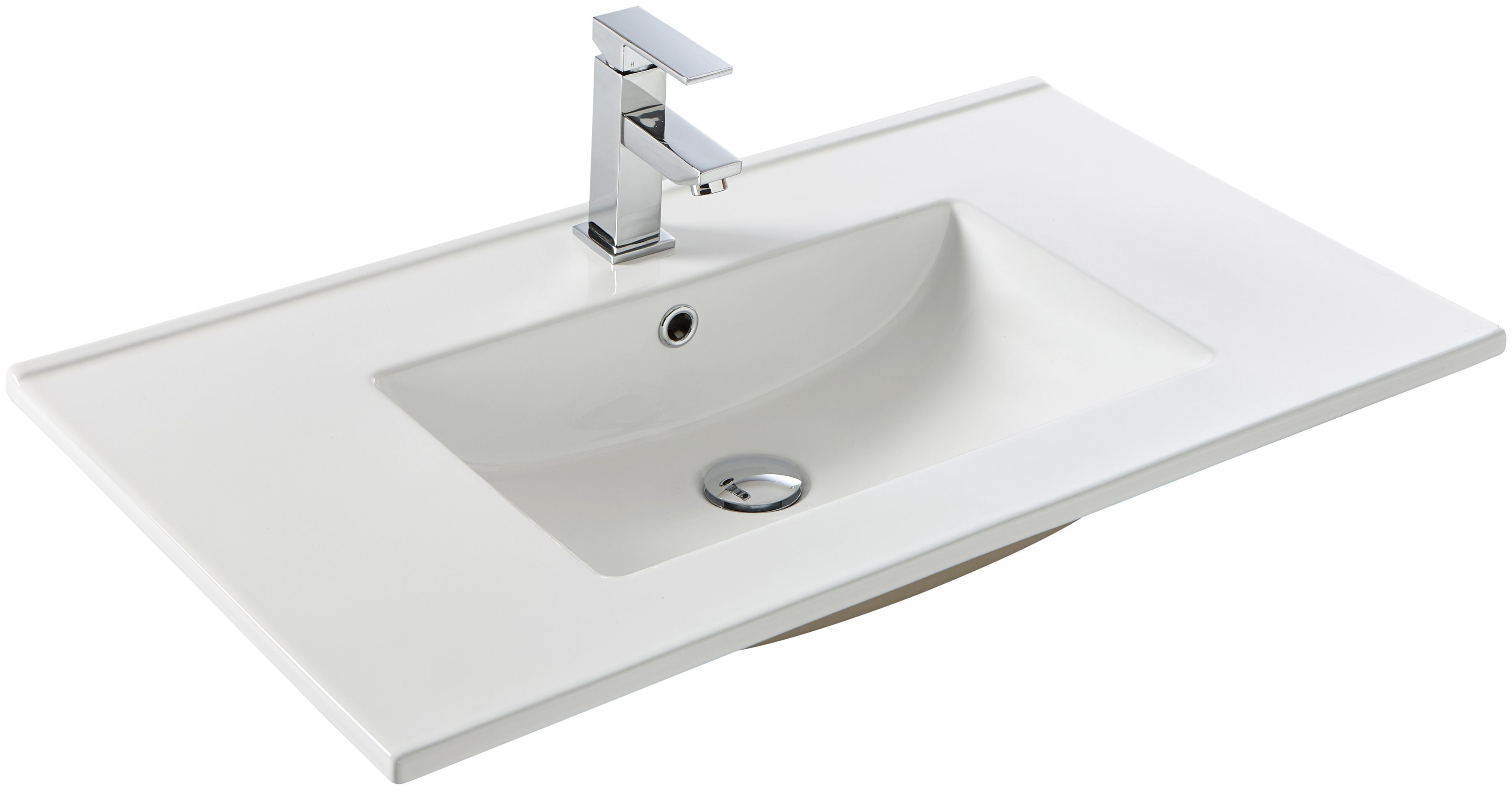 welltime Einbauwaschbecken Trento, Breite 81 cm