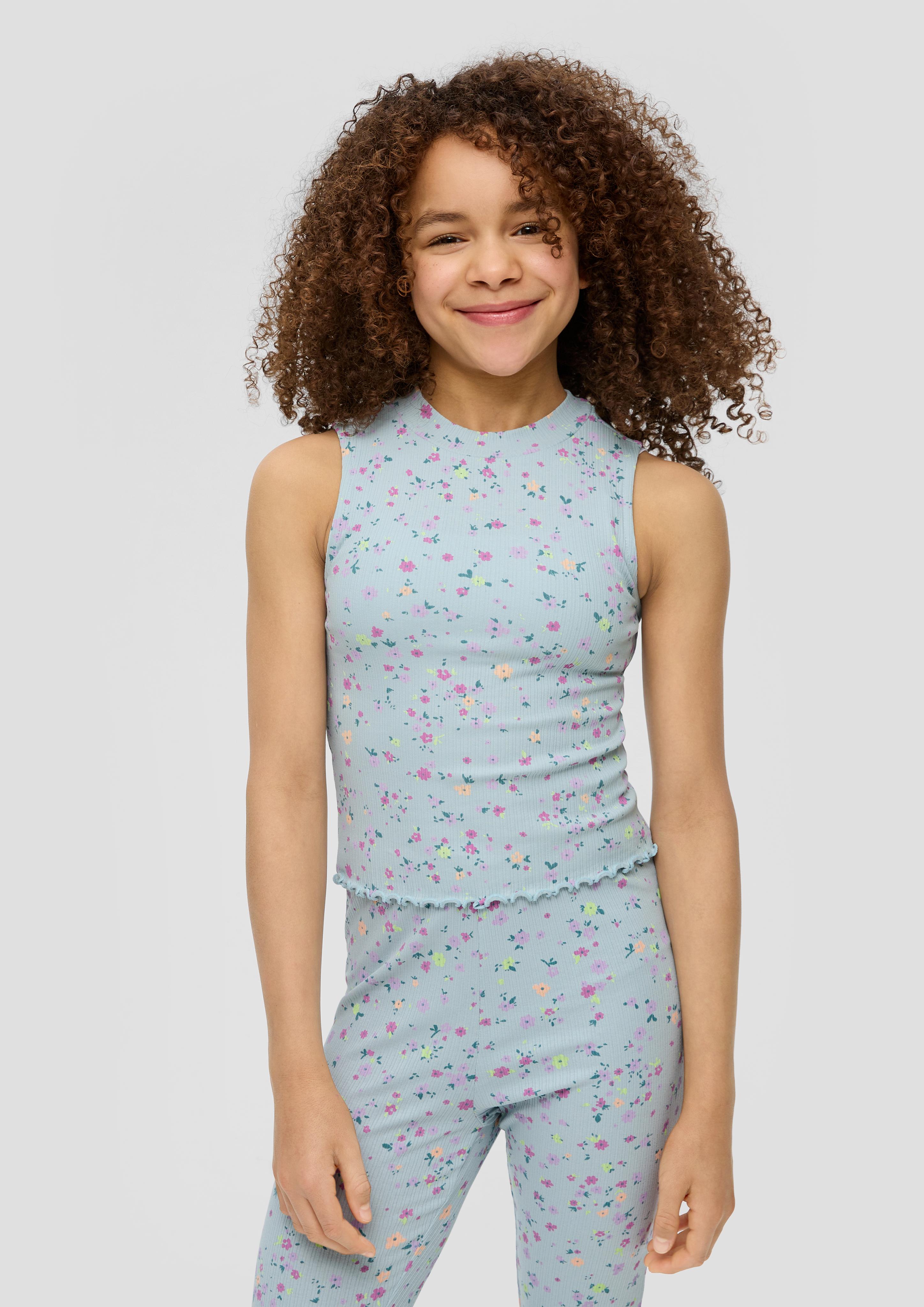 Ärmelloses Shirt mit All-over-Print  2142438-61A1