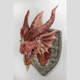 Dungeons & Dragons Replicas of the Realms: 3D Wand-Relief - Red Dragon Trophy Plaque