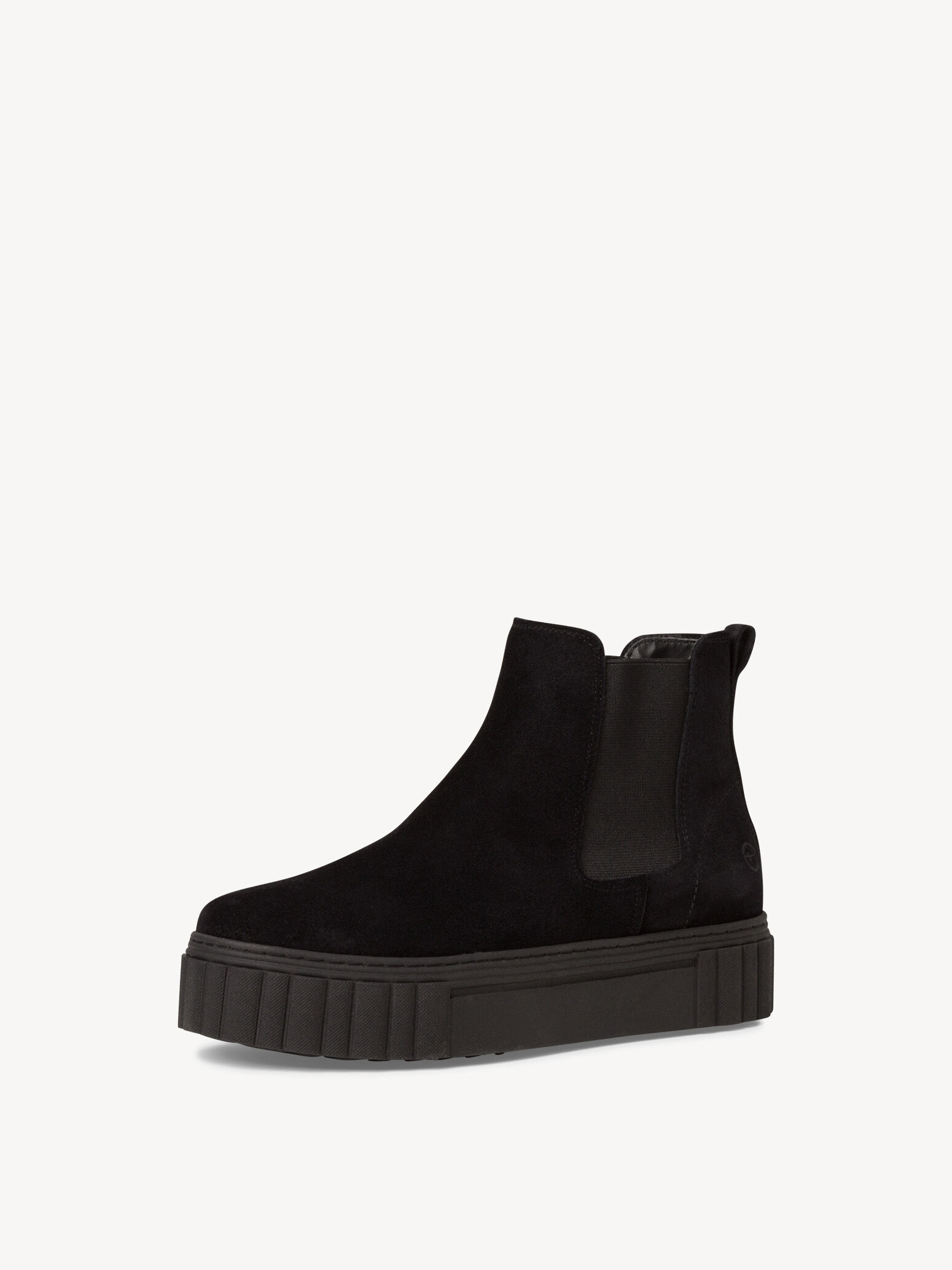 Bottine Chelsea en cuir - noir