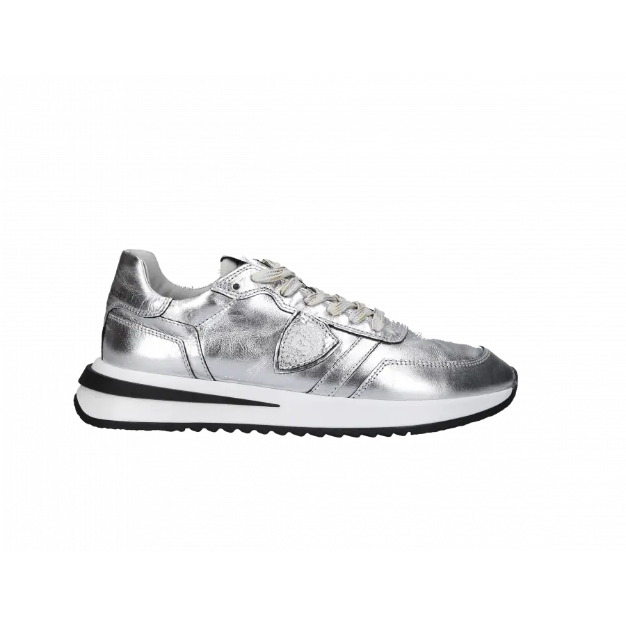 Philippe Model - Sneaker low TROPEZ 2.1 Kalbsleder - silber