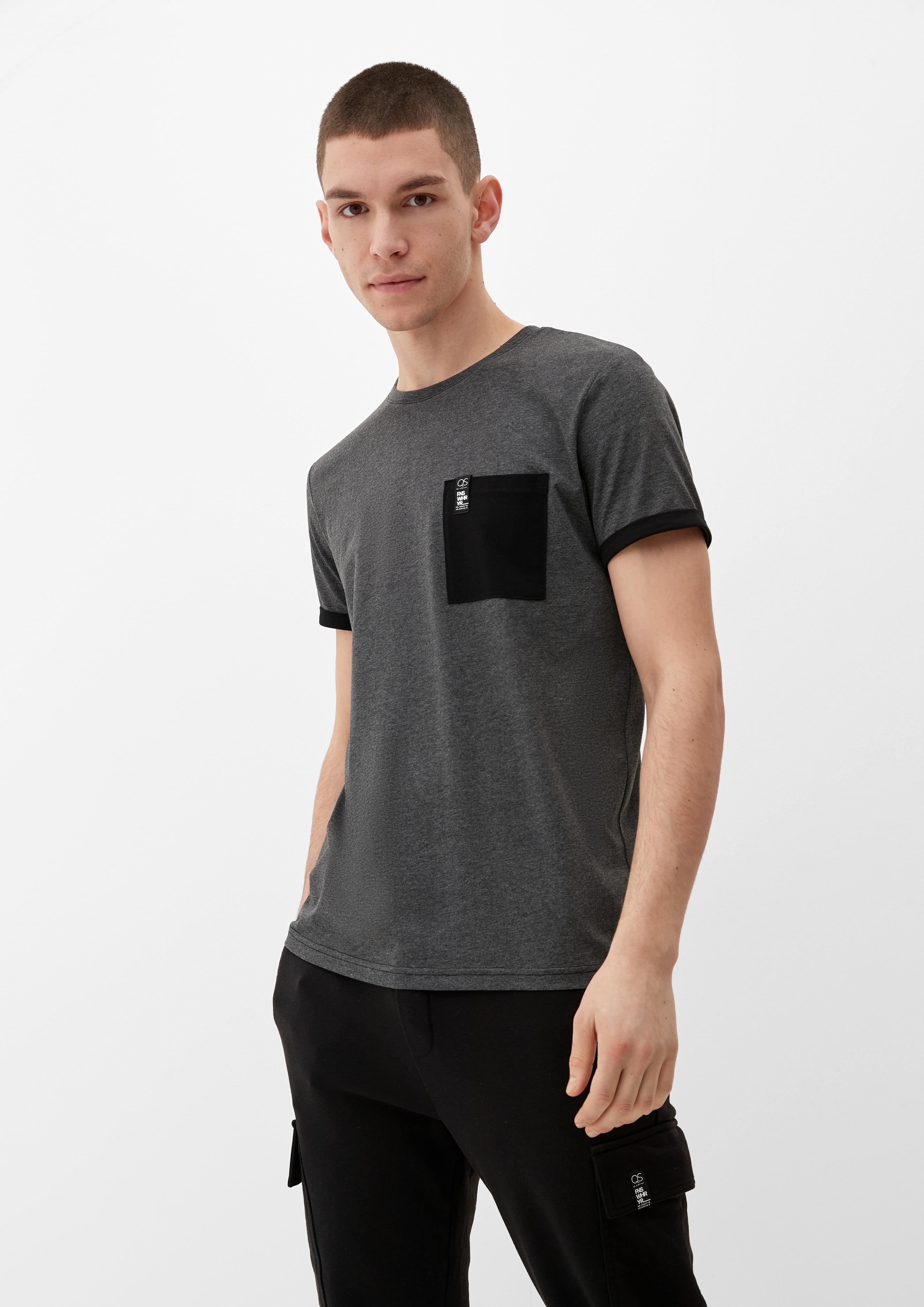 T-Shirt mit Brusttasche  2132855-99W0