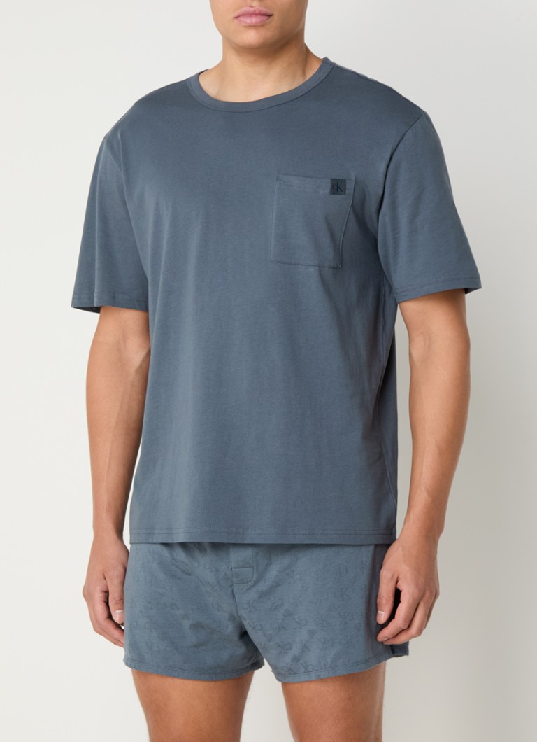 Calvin Klein pajama set with chest pocket